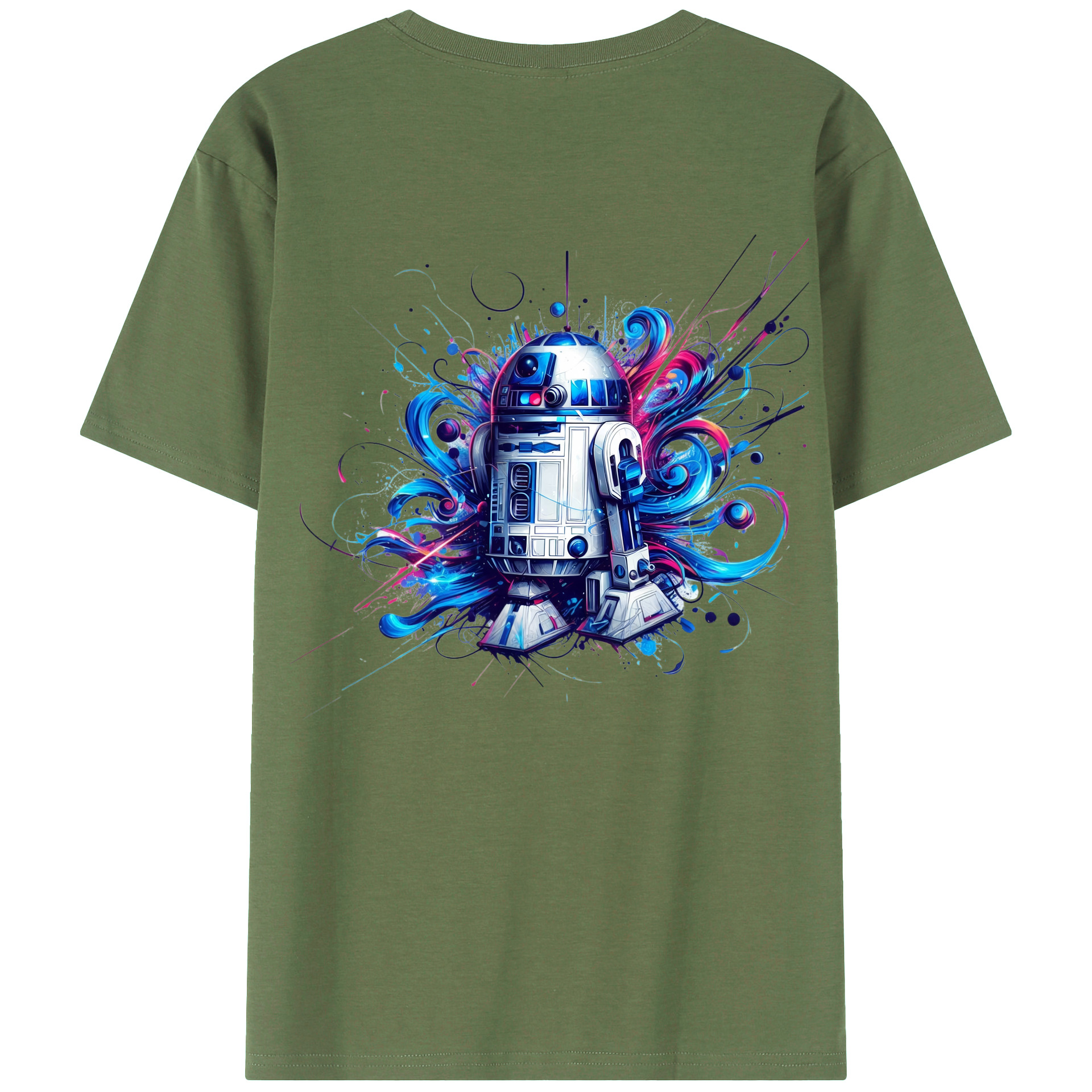 （画像用） スター・ウォーズ Star Wars 綿100％ メンズ半袖Tシャツ（バックプリント） 通気性